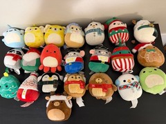 New COLLECTIBLE Lot 22 Squishmallows Micromallows 2.5” Micro Holiday Christmas