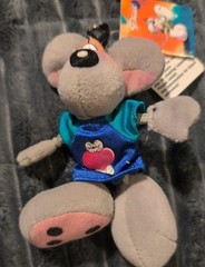 Diddle Mouse Plush 6.5″ Keychain Diddle By Thomas Goletz German w/tags