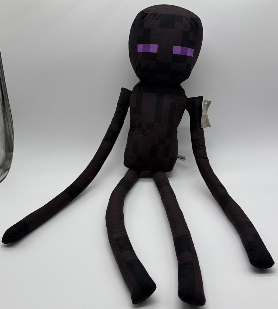 Giant Enderman Plush Toy from Minecraft 36 inches long. Soft NWT