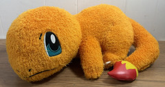 Pokemon Sun &Moon Charmander Relaxing Time Plush Banpresto Orange Anime 5″Hx12″L