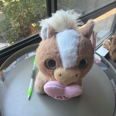 PlayRight Plush Horse with XOXO Heart Stuffed Animal