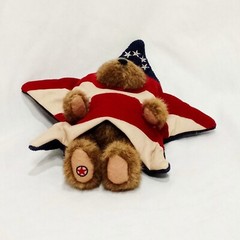 Boyd’s Bears Plush Jointed Glory Star Flag Costume 9″ Stuffed Animal 1988 – 2003