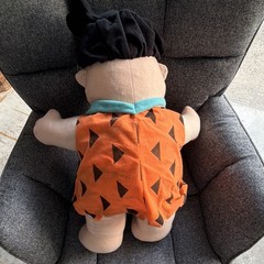 The Flintstones Fred Flintstone Plush Doll 22 in Orange Outfit Washable