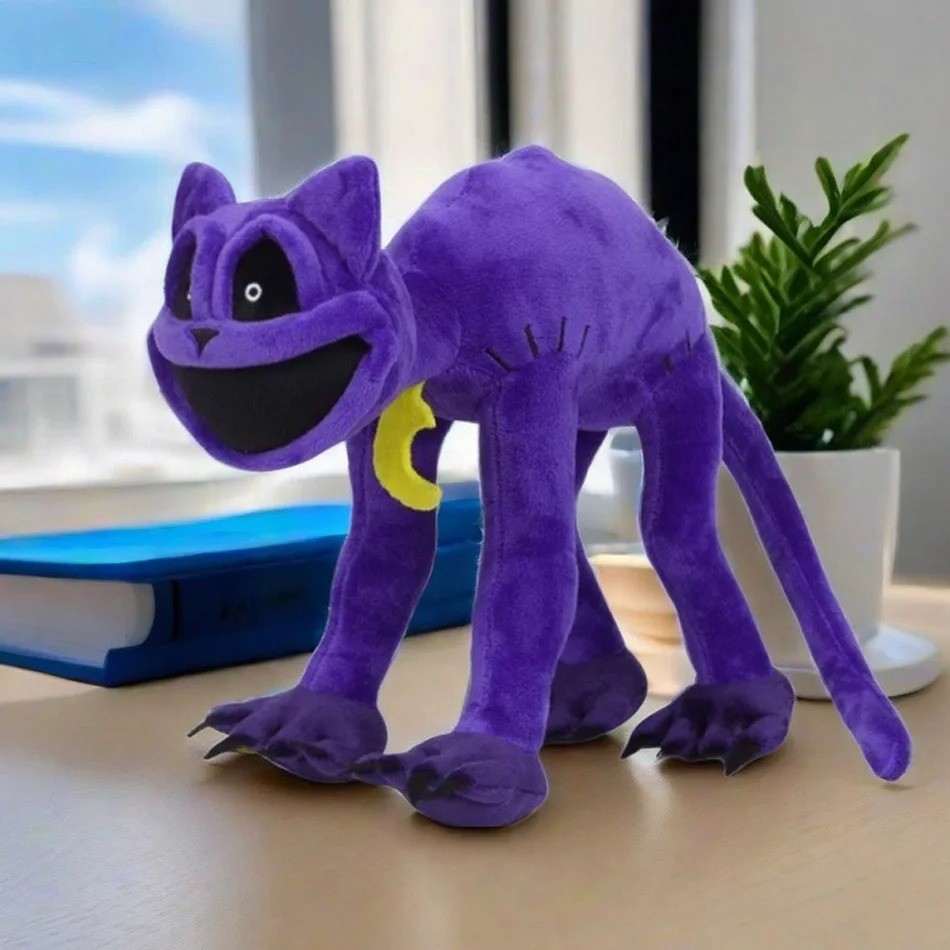 30CM Purple Cat Plush Toy Soft Stuffed Animal Cute Plush Doll Gift