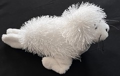 GANZ Webkinz White SEAL Plush Stuffed Animal Toy # HM023