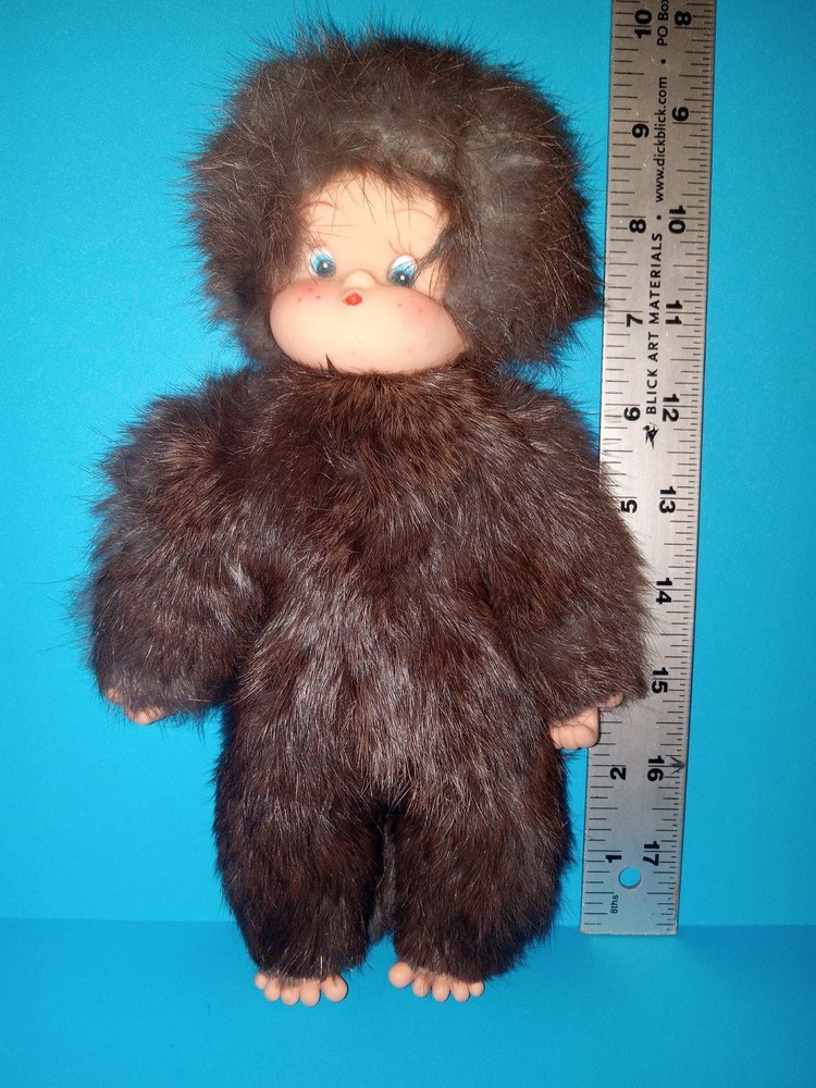 Vintage Monchichi ? Plush Baby Doll Monkey Bear Toy READ