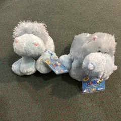 Webkins, Lil’ Kinz Blue Hippo Plush With Tag Used HS009