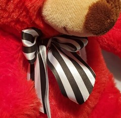 14″ Dan Dee Red Bear Pink Heart Plush Stuffed Animal Soft Love Valentine Joy