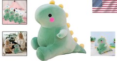 Eco-Friendly 8in Cute Dinosaur Plush – Ideal Companion Gift for Any Occasion