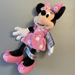 Disney Junior Mickey Mouse Large Plush Minnie Mouse Pink New With Tags 20”