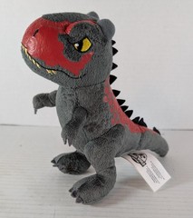 Jurassic World Dominion Mini Plush Carnotaurus Dinosaur Red Gray Jurassic 7″