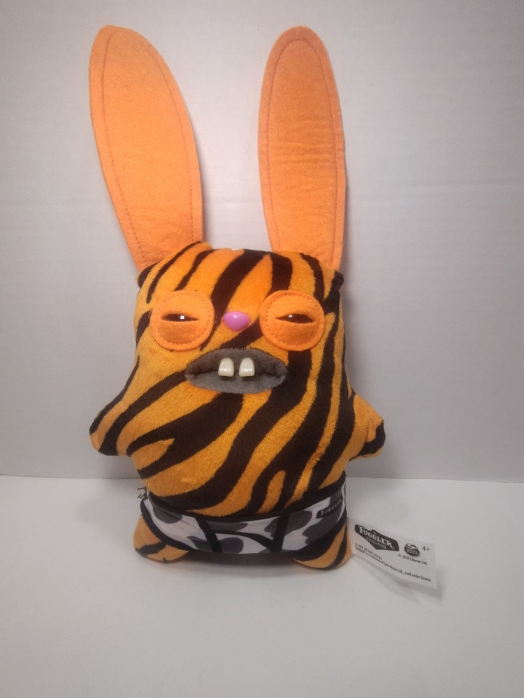 Fuggler Funny Ugly Monster Zebra Striped Bunny Rabbit Plush 2024 Spin Master 9″