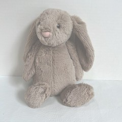 Jellycat Bashful Bunny Beige 12″ Plush Light Brown Stuffed Rabbit White Tail