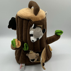 UNIPAK Woodland Animals Tree Stump Plush Stuffed Animal Small 6-14 in (2014)