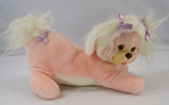 Vintage Puppy Surprise Plush Mom 2 Babies Pink White Dogs Hasbro 1991 – EUC
