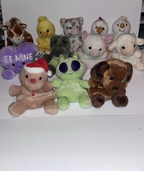 Aurora Palm Pals Pictured Lot of 12 Plushies No Doubles