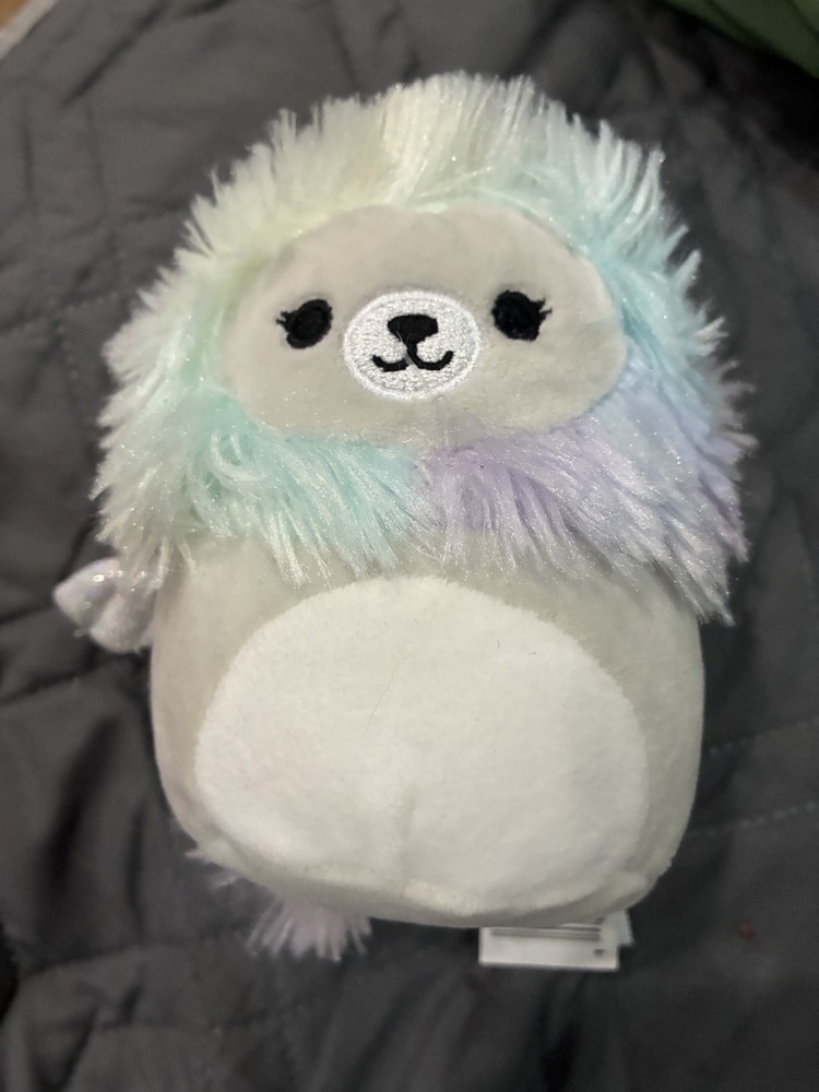 Squishmallows Original 4.5 Inch Leonari The Rainbow Lion Official Jazwares Plush