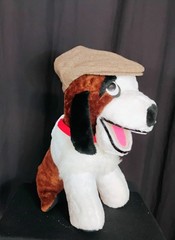 Dog Basset Hound ventriloquist dummy plush puppet 15 x 12 x 10 #185