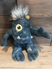 Blue Toothogre Plush Tooth Pocket Ogre Soft Animal Toy Tooth Fairy Pillow 12”