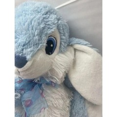 Dan Dee 2017 Blue White 15″ Floppy Ears Easter Bunny Rabbit Plush Stuffed Toy