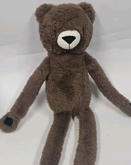 Pillowfort Bear Plush 22″ Brown Long Arms Legs Hook & Loop Hands Pillow Toy