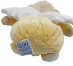Carters Child Of Mine Little Angel Baby Rattle Plush Stuffed Animal Toy