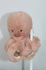 Jellycat Retired 6″ Odell Octopus (Pale Salmon Color) Little Plush Pre-Owned