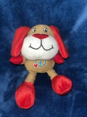Dan Dee Peace Puppy Dog Hearts Knit 7″ Stuffed Animal Plush