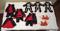 Ty Beanie Babies Lot Of 12 Pc. Halloween Ty Gear Could Be Used On Any 7-9in Doll
