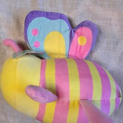 Kaisiyang Pastel Butterfly Bumble Bee Plush Toy