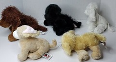 Ganz WebKinz Lot 5 Virtual Plush Stuffed Animal HS010 HS191 HM195 HS014 HS104