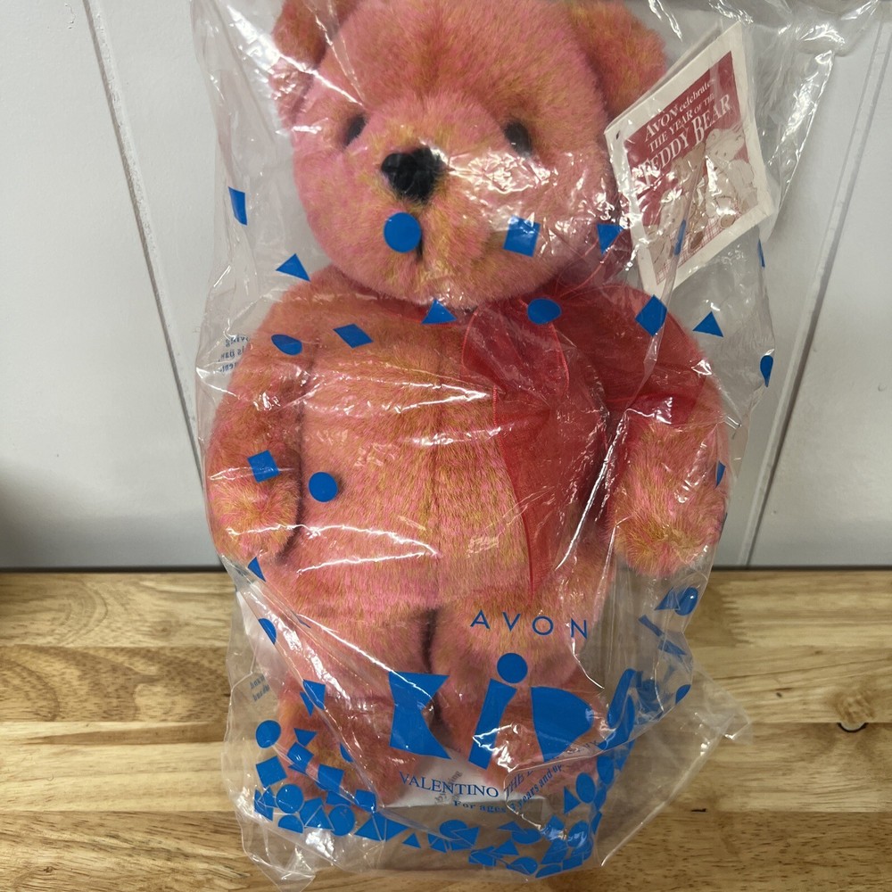 Avon Kids Valentino The Love Teddy Bear Talking Battery Powered 2002