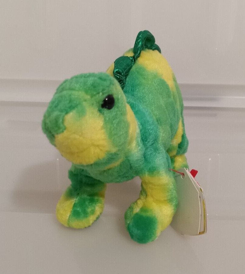 SPIKEY the Stegosaurus Plush 2007 TY Stuffed Toy Cute Cuddly Animal