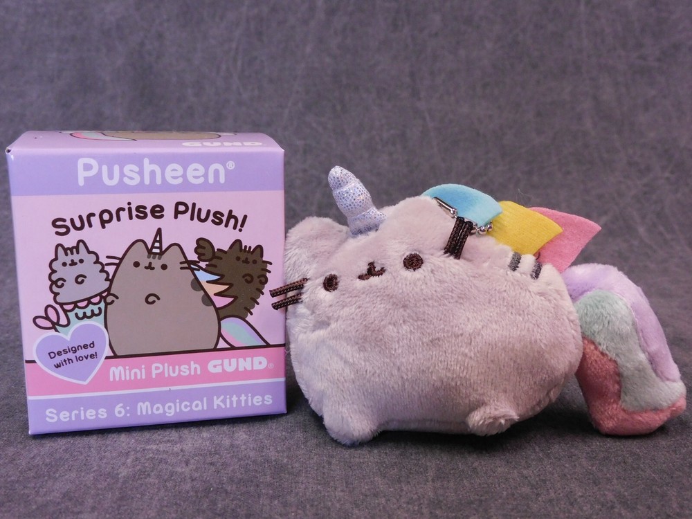 Gund NEW Pusheen PUSHEENICORN UNICORN Blind Box Series 6 Magical Kitties Plush
