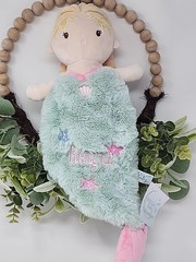 Douglas Mermaid Sshlumpie Prename Reagan Cuddlers Sleeper Toy Baby Gift Ocean