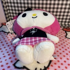 New NWT My Melody Hello Kitty And Friends Pink Series 2 Plush 10” Punk Emo Doll