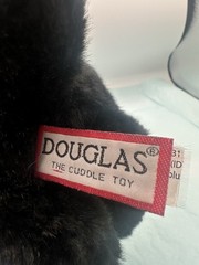 DOUGLAS THE CUDDLE TOY 1883 Brewster Black Lab Puppy Dog Plush Animal Lovey