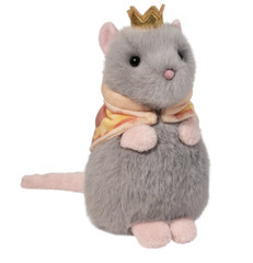 Douglas Plush Stuffed Animal Toy Pizza Rat Macaroon, 7.5″