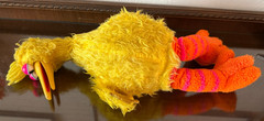 9 Sesame Street Plush Big Bird Elmo Kermi Snuffy Oscar Hasbro Gund Knickerbocker