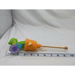 Amscan Frog in Flower Pot Plush Stick 9.5 Inch Stuffed Animal Toy
