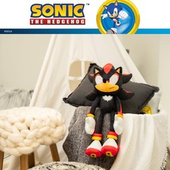 Sonic Shadow the Hedgehog Anime Kids Bedding Super Soft Plush Cuddle Pillow Budd