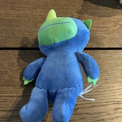 Skip Hop 10” Blue Dinosaur Plush Stuffed Animal Triceratops Soft