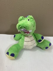 2009 Nuby Luv n’ Care Tickle Toes Alligator Giggles Sound Plush Toy 9″