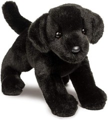 Douglas Brewster Black Lab Plush Toy Stuffed Animal Dog Labrador Retriever 12″