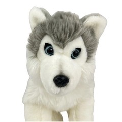 LaplandUK Lumi Husky Hero Plush Sled Dog Blue Eyes Dowman Soft Touch 4274 Rare