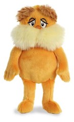 12 Inch Plush Lorax Toy Figure Dr Seuss Character for Kids and Collectors