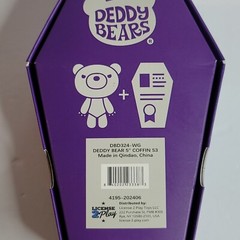 Deddy Bears: Bulgebear – 5” Plush with Coffin Box – Series 3 Stuffed Animal RARE