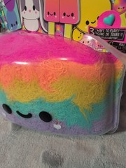 Fluffie Stuffiez Large Rainbow Cake Treats 3 Ways To Play Plush New