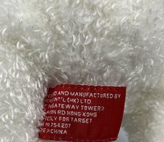 Russ Berrie Snowman Plush Target Exclusive Gold Hat Scarf Christmas Toy