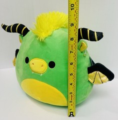 Squishmallows Bethuna Green Horned Blacklight Dragon 8″ Stuffed Plush Toy 2021